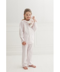 Pyjama Long Rayures Roses