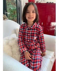 Pyjama long fille pilou...